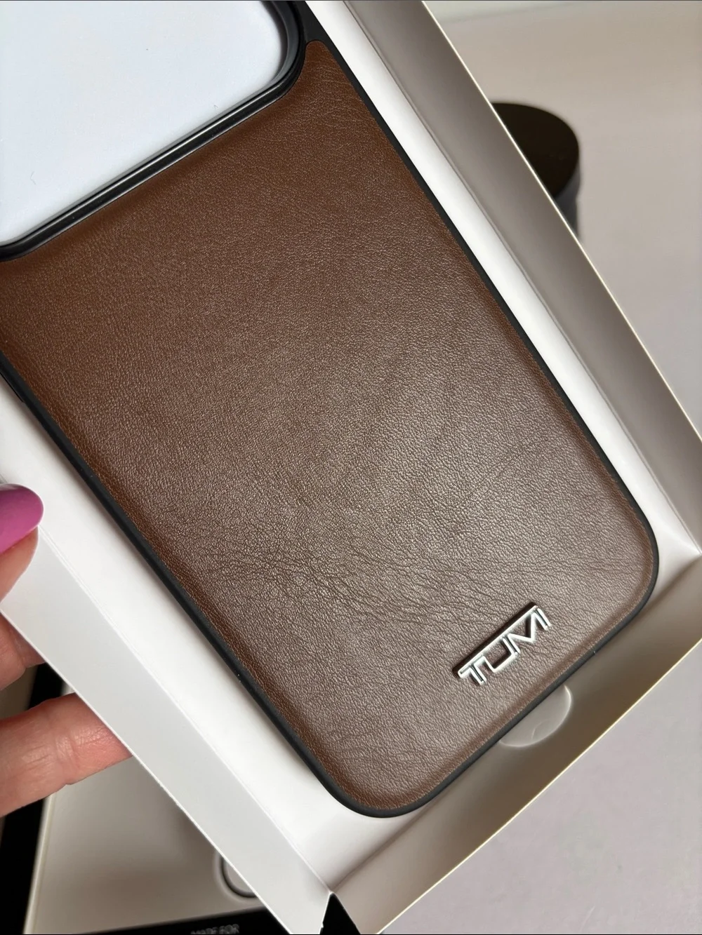 Tumi Leather Protective Case For iPhone 17 Pro Max